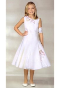 Robe évasée et fleurs
